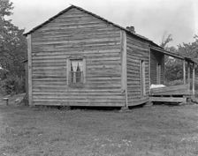 Home of Bud Fields, Alabama sharecropper, Hale County, Alabama, 1936. Creator: Walker Evans