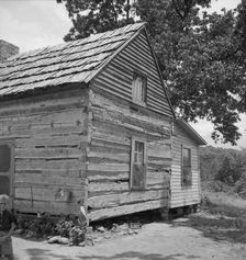 Home of chair factory worker, Orange County, North Carolina, 1939. Creator: Dorothea Lange