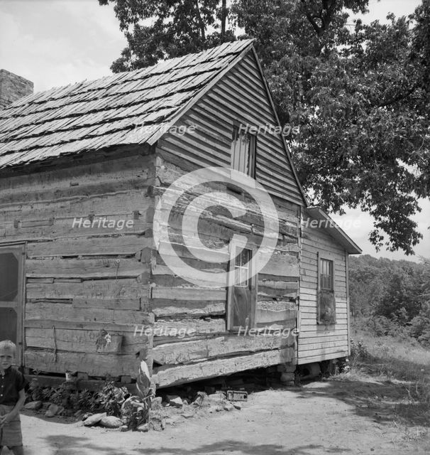Home of chair factory worker, Orange County, North Carolina, 1939. Creator: Dorothea Lange.