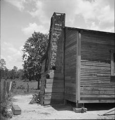 Home of family left stranded when the mill "cut out" Near Kiln, Mississippi, 1937. Creator: Dorothea Lange