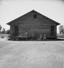 Home of family living in Sumac Park, shacktown community outside of Yakima, Washington, 1939. Creator: Dorothea Lange