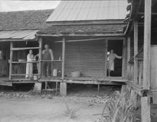 Home of farmer who has raised cotton for fifty years on his own land, Greene County, Georgia, 1937. Creator: Dorothea Lange