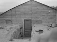Home of Free family who had lived in Beaver..., Dead Ox Flat, Malheur County, Oregon, 1939 Creator: Dorothea Lange