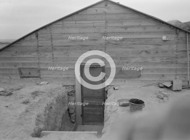 Home of Free family who had lived in Beaver..., Dead Ox Flat, Malheur County, Oregon, 1939 Creator: Dorothea Lange.