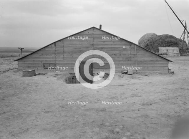 Home of Free family who had lived in Beaver..., Dead Ox Flat, Malheur County, Oregon, 1939 Creator: Dorothea Lange.