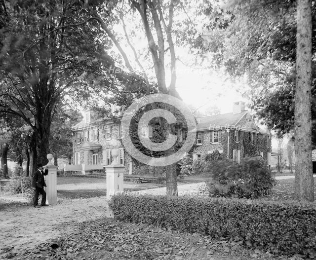 Home of Gen. Anthony Wayne, Paoli, near Philadelphia, Pa., between 1900 and 1910. Creator: Unknown.