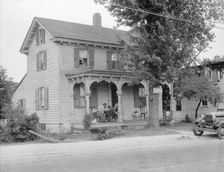 Home of idle American workman, Near Bridgton, New Jersey, 1936. Creator: Dorothea Lange