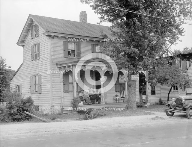 Home of idle American workman, Near Bridgton, New Jersey, 1936. Creator: Dorothea Lange.