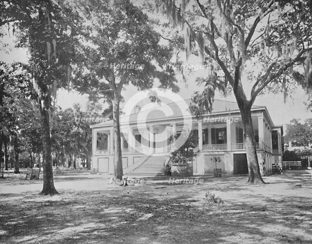 'Home of Jefferson Davis, Beauvoir, Louisiana', c1897. Creator: Unknown.
