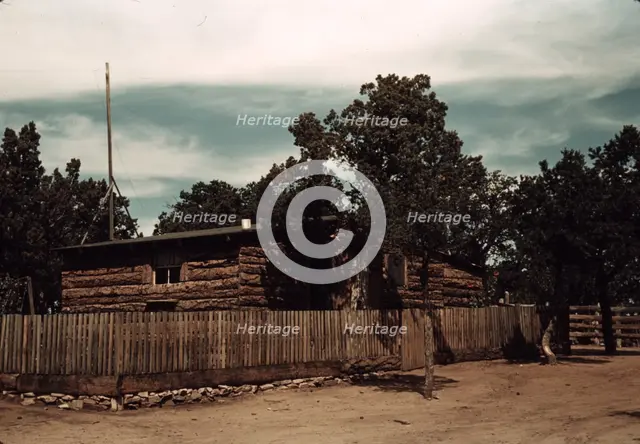 Home of Jim Norris, homesteader, Pie Town, New Mexico, 1940. Creator: Russell Lee.
