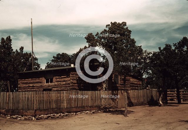Home of Jim Norris, homesteader, Pie Town, New Mexico, 1940. Creator: Russell Lee.