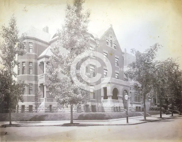 Home of Mrs. Phoebe Apperson Hearst, 1400 New Hampshire Avenue..., c1890-1920(?). Creator: Frances Benjamin Johnston.