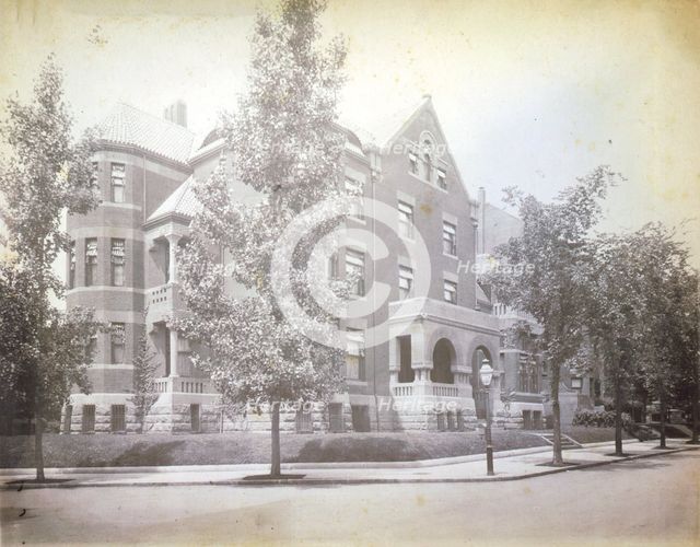 Home of Mrs. Phoebe Apperson Hearst, 1400 New Hampshire Avenue..., c1890-1920(?). Creator: Frances Benjamin Johnston.