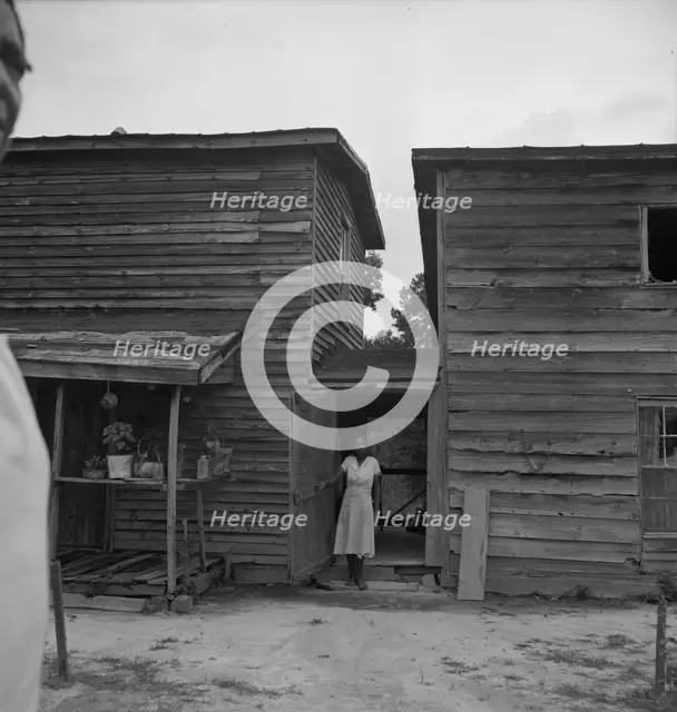 Home of Negro tenant farmer, Granville County, North Carolina, 1939. Creator: Dorothea Lange.