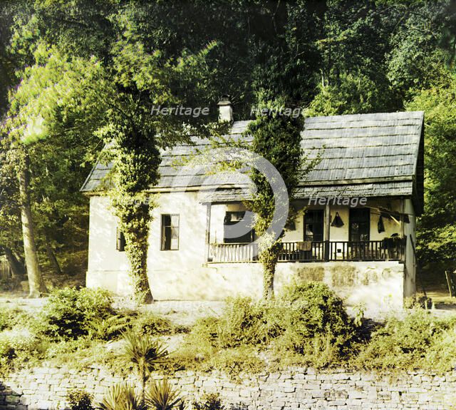 Home of Nikolai Savvich Abaz on his former estate Nidzhi, between 1905 and 1915. Creator: Sergey Mikhaylovich Prokudin-Gorsky.