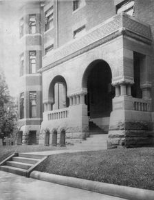 Home of Phoebe Apperson Hearst (widow of George Hearst) at 1400 New Hampshire Ave., NW..., c1900. Creator: Frances Benjamin Johnston