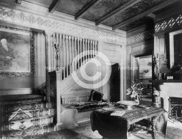 Home of Phoebe Apperson Hearst (widow of George Hearst) at 1400 New Hampshire Ave., NW..., c1900. Creator: Frances Benjamin Johnston.