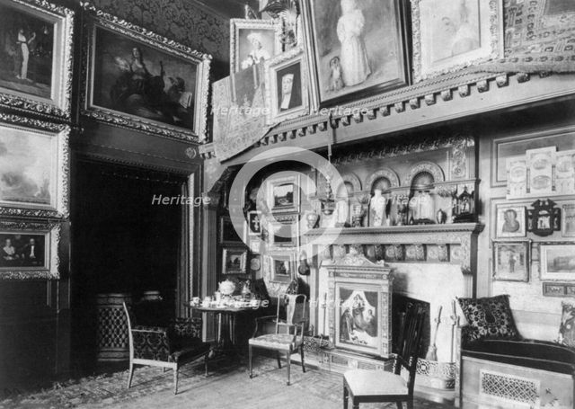 Home of Phoebe Apperson Hearst (widow of George Hearst) at 1400 New Hampshire Ave., NW..., c1900. Creator: Frances Benjamin Johnston.