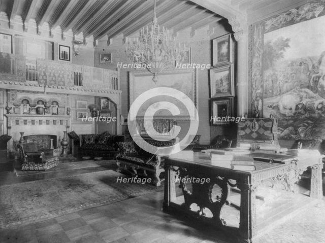 Home of Phoebe Apperson Hearst (widow of George Hearst) at 1400 New Hampshire Ave., NW..., c1900. Creator: Frances Benjamin Johnston.