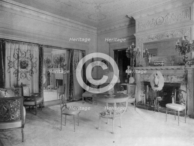 Home of Phoebe Apperson Hearst (widow of George Hearst) at 1400 New Hampshire Ave., NW..., c1900. Creator: Frances Benjamin Johnston.