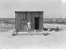 Home of rural rehabilitation client, Tulare County, California, 1938. Creator: Dorothea Lange