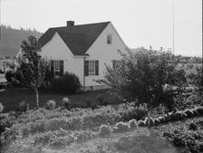 Home on Longview homestead project, Cowlitz County, Washington, 1939. Creator: Dorothea Lange