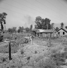 Home, self-built in two years, bit by bit, Yakima, Washington, 1939. Creator: Dorothea Lange