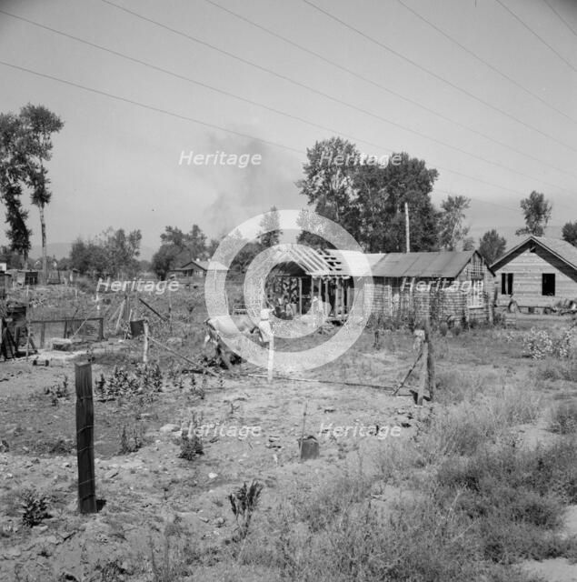 Home, self-built in two years, bit by bit, Yakima, Washington, 1939. Creator: Dorothea Lange.