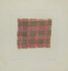 Homemade Cloth, 1935/1942. Creator: Frank J Mace