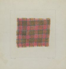 Homemade Cloth, 1935/1942. Creator: Frank J Mace