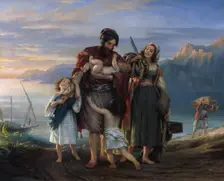 Homecoming of Armatoles, 1836. Creator: Magnus, Eduard (1799-1872)
