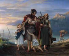 Homecoming of Armatoles, 1836. Creator: Magnus, Eduard (1799-1872)