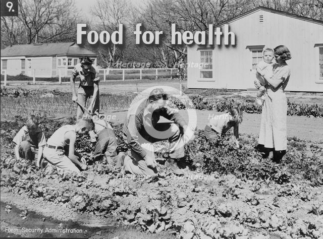 Homegrown food is homegrown wealth, 1936. Creator: Dorothea Lange.