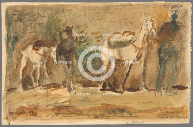 Homeless, 1941. Creator: Cyprian Majernik.