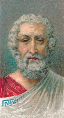 Homer, 1st-2nd century, Roman poet, from Baiae, Campania, Italy, 1924
