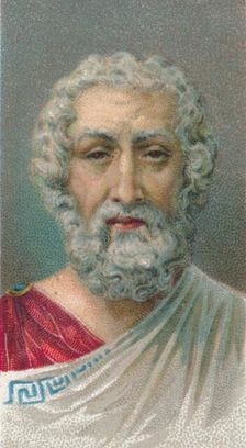 Homer, 1st-2nd century, Roman poet, from Baiae, Campania, Italy, 1924