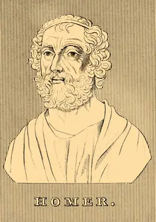 Homer (c800-701 BC), 1830. Creator: Unknown