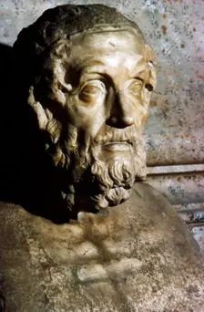 Homer, Roman Portrait Bust, c2nd century