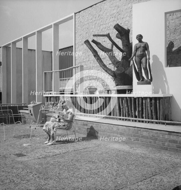 Homes and Gardens Pavilion, Festival of Britain, South Bank, Lambeth, London, 1951. Artist: MW Parry.