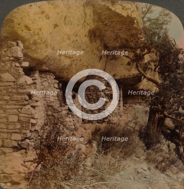 'Homes of a Vanished Race - Cliff Dwellings in Walnut Canyon, Arizona', 1903. Artists: Elmer Underwood, Bert Elias Underwood.