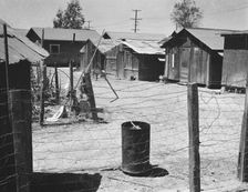 Homes of Mexican field laborers, Brawley, Imperial Valley, California, 1935. Creator: Dorothea Lange