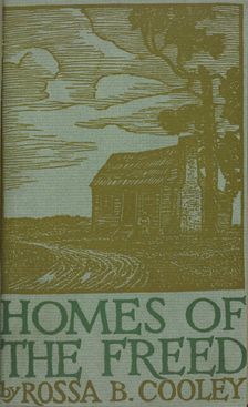 Homes of the freed, cover page, 1926. Creator: Julius John Lankes