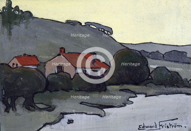 Homestead, Lake Wakatipu, Queenstown, no.2,  c1905. Creator: Clas Edvard Fristrom.