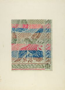 Homespun Bedspread, c. 1938. Creator: Gene Luedke