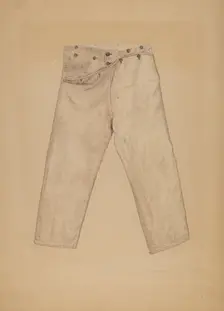 Homespun Breeches, 1935/1942. Creator: Georgine E. Mason