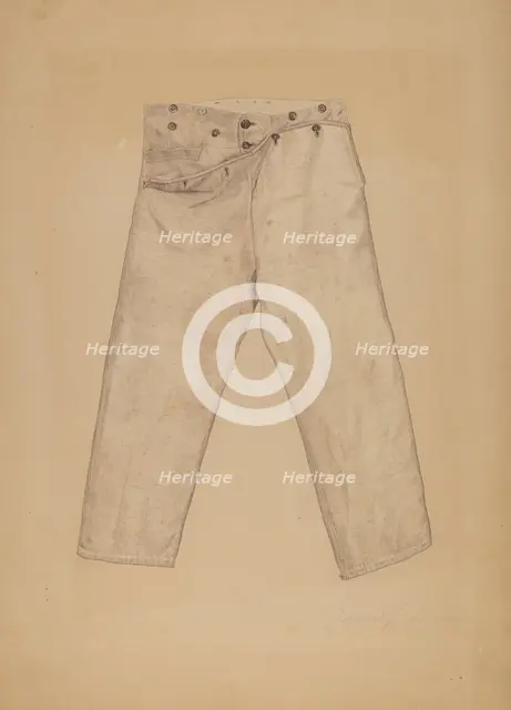 Homespun Breeches, 1935/1942. Creator: Georgine E. Mason.