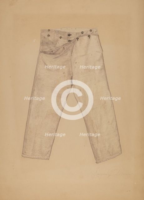 Homespun Breeches, 1935/1942. Creator: Georgine E. Mason.