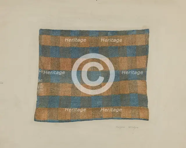 Homespun Linen, 1938. Creator: Marjorie McIntyre.