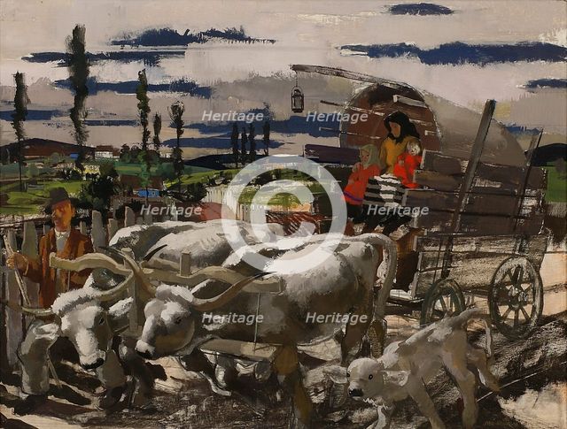 Homeward Bound, 1938. Creator: Vilmos Aba-Novák.