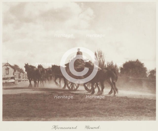 Homeward bound. From the album: Camera Pictures of New Zealand, 1920s. Creator: Harry Moult.